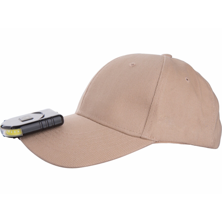 Extol - Lampe torche pour casquette avec pince LED/500 mAh