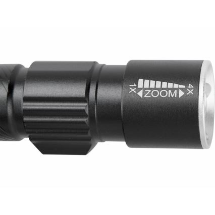 Extol - Lampe torche rechargeable LED/3W/450 mAh/3,7V noir