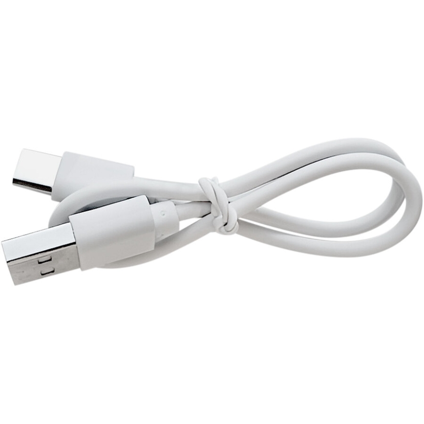 Extol - Loupe pliable rechargeable à éclairage LED à intensité réglable, 650 mAh, blanc/gris