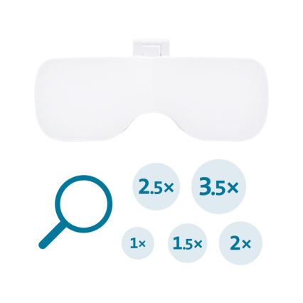 Extol - Lunettes rechargeables avec loupe et éclairage LED/300 mAh