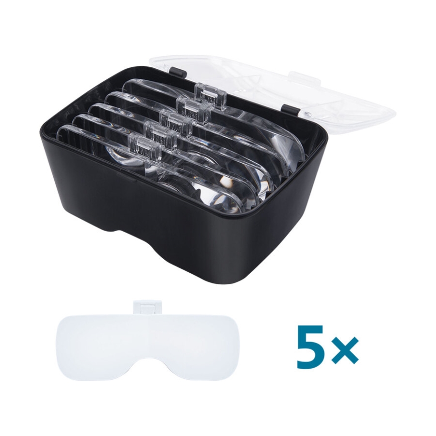Extol - Lunettes rechargeables avec loupe et éclairage LED/300 mAh