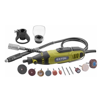 Extol - Meuleuse droite avec arbre flexible 135W/230V