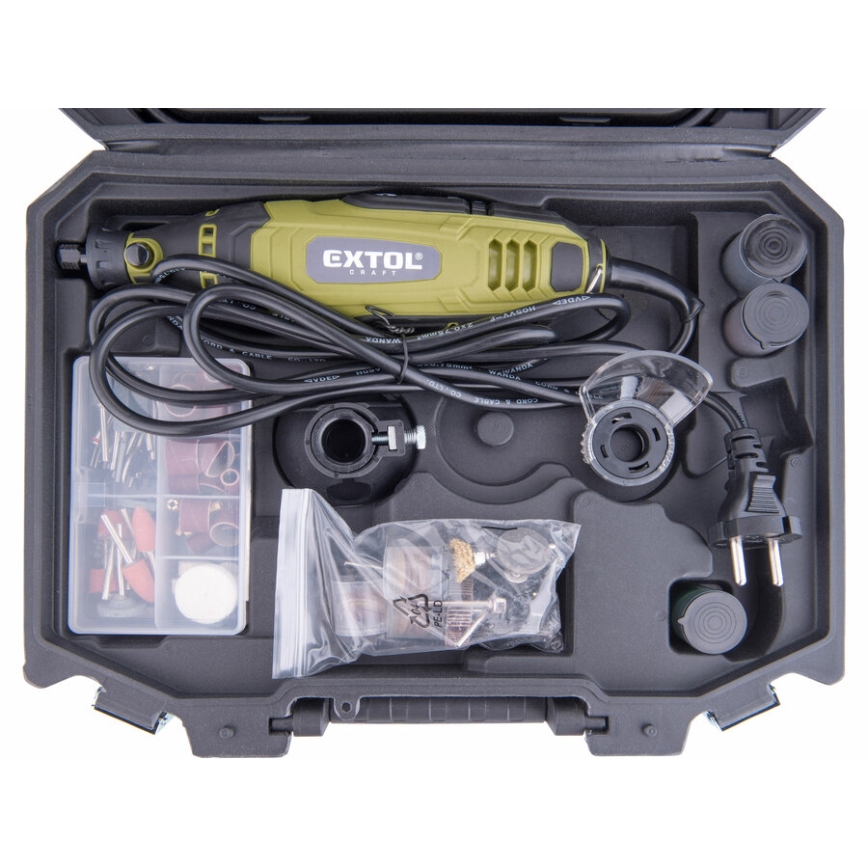 Extol - Meuleuse droite avec arbre flexible 135W/230V