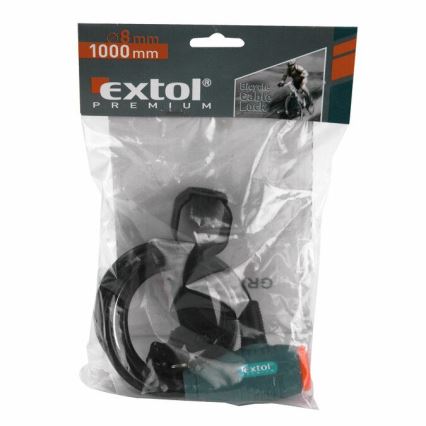 Extol Premium- Câble antivol de vélo 8x1000 mm