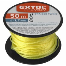 Extol Premium - Fil de construction 1,7mm x 50m jaune