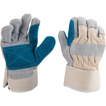 Extol Premium - Gants de travail taille 10"-10,5" blanc/bleu