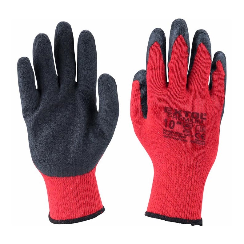 Extol Premium - Gants de travail taille 10 rouge/gris