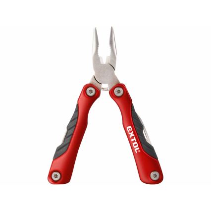Extol Premium - Pince de poche multifonction avec outils 9en1 en acier inoxydable