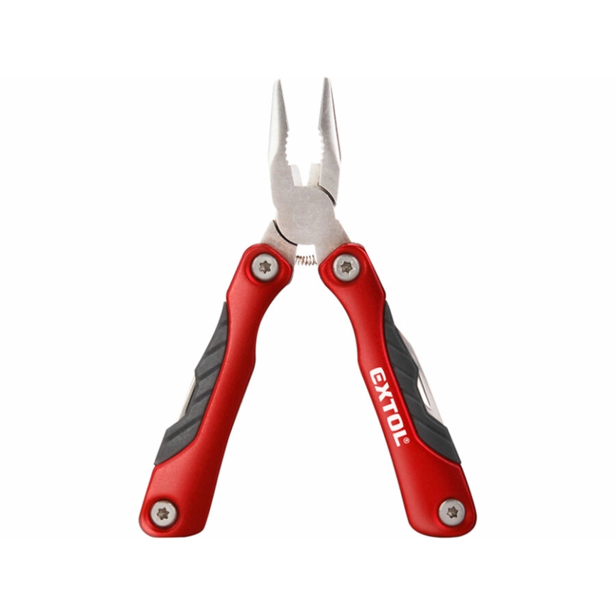 Extol Premium - Pince de poche multifonction avec outils 9en1 en acier inoxydable