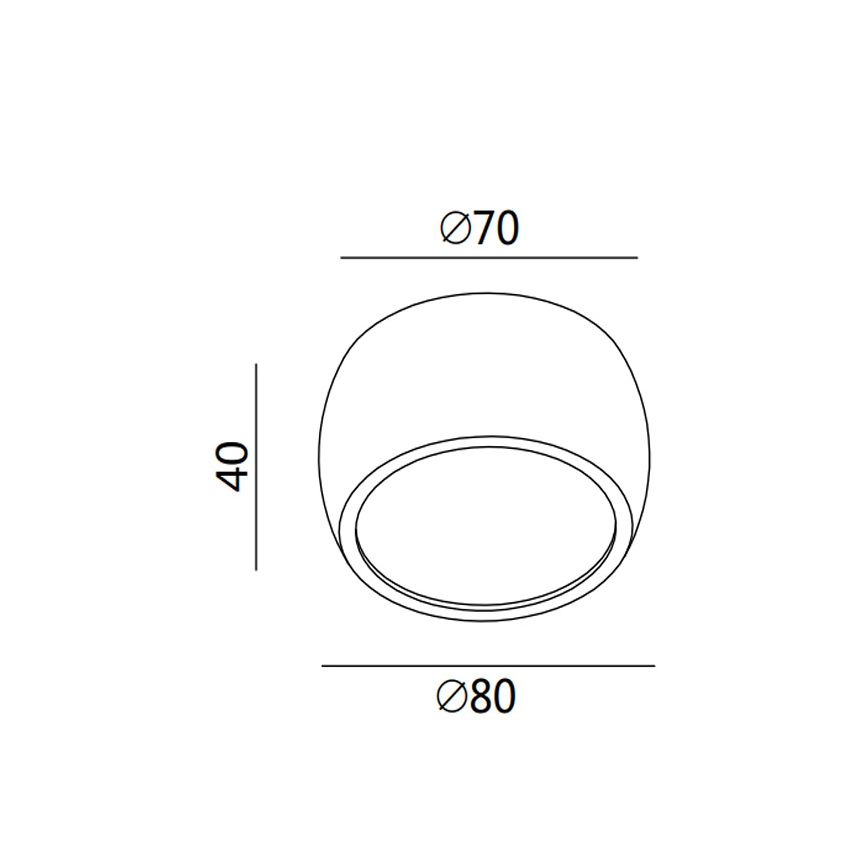 Fabas 3428/71/102 - Spot LED VASTO LED/7W/230V