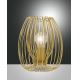 Fabas Luce 3677-34-225 - Lampe de table CAMP 1xE27/40W/230V dorée