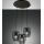Fabas Luce 3677-47-101 - Suspension filaire CAMP 3xE27/40W/230V noir
