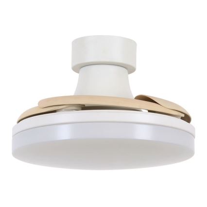 FANAWAY 210664 - Ventilateur de plafond LED à intensité variable ORBIT LED/25W/230V beige/blanc + télécommande