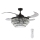 FANAWAY 212922 - Ventilateur de plafond LED VEIL 6xE14/4,5W/230V noir + télécommande