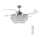 FANAWAY 212923 - Ventilateur de plafond VEIL 6xE14/4,5W/230V chrome brillant + Télécommande