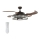 FANAWAY 212925 - Ventilateur de plafond LED CLASSIC 3xE27/4W/230V marron + Télécommande
