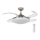 FANAWAY 212982 - Ventilateur de plafond EVORA 2xE27/20W/230V chrome brillant + Télécommande