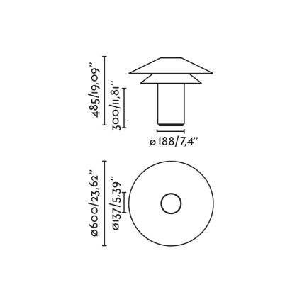 FARO 20069 - Lampe de table SHAN 1xE27/15W/230V papier sulfurisé crème