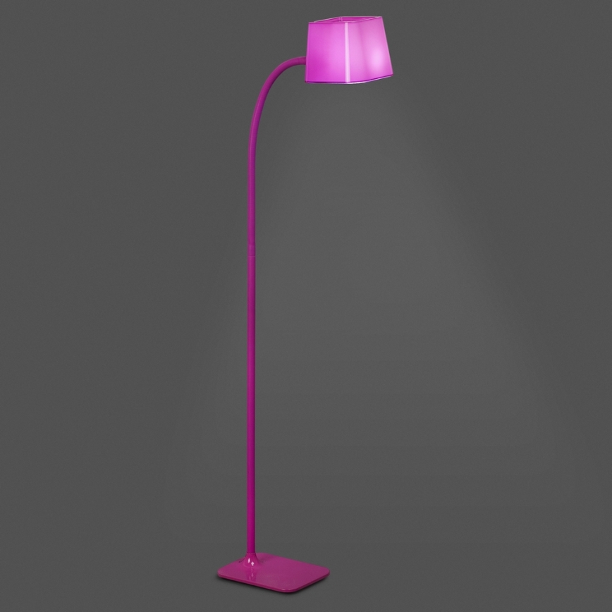 FARO 29926 - Lampadaire LED FLEXI 1xE27/9W/230V rose