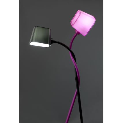 FARO 29926 - Lampadaire FLEXI 1xE27/15W/230V rose