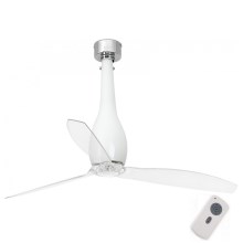 FARO 32001 - Ventilateur de plafond ETERFAN blanc/transparent
