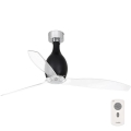 FARO 32026 - Ventilateur de plafond MINI ETERFAN noir/transparent d.128 cm + télécommande
