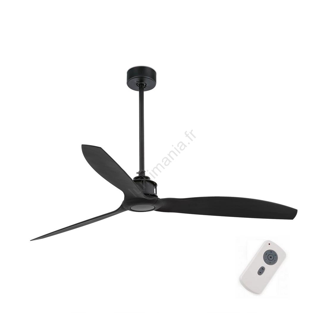 Ventilateur De Plafond Faro Barcelona JUST FAN 178 Cm Noir Mat - Moteur DC 6 Vitesses - Télécommande - Fonction Hiver/Été - 7