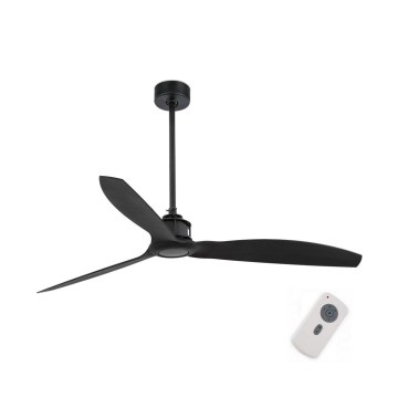 FARO 32100 - Ventilateur de plafond JUST FAN Ø 128 cm noir + télécommande