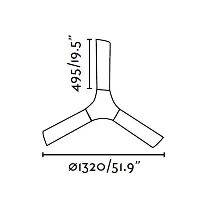 FARO 33317 - Ventilateur de plafond LAKKI