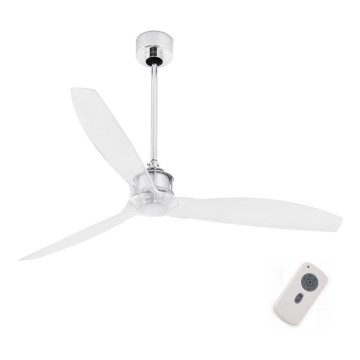 Lucci air 213124 - Ventilateur mural BREEZE 55W/230V noir + télécommande