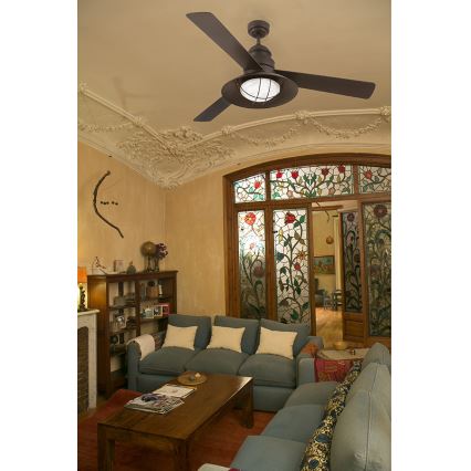 FARO 33396 - Ventilateur de plafond WINCH FAN 2xE27/20W/230V + télécommande