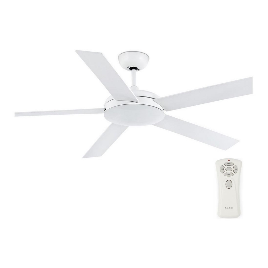 FARO 33420 - Ventilateur de plafond NOVA blanc/marron