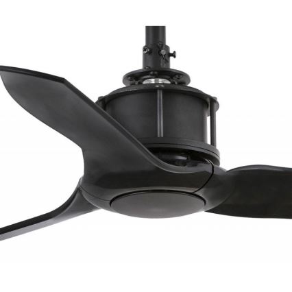 FARO 33424 - Ventilateur de plafond JUST FAN noir d. 81 cm + télécommande