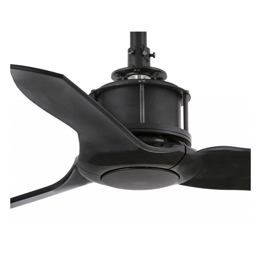 FARO 33424 - Ventilateur de plafond JUST FAN noir d. 81 cm + télécommande