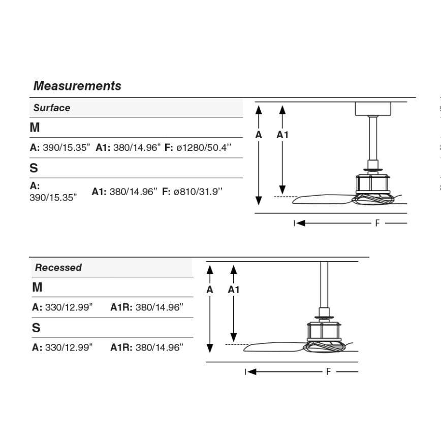 FARO 33428WT - Ventilateur de plafond JUST FAN S, diamètre 81 cm, brun/laiton, Wi‑Fi Tuya + télécommande