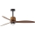 FARO 334351N - Ventilateur de plafond LED dimmable WEAVER M LED/16W/230V Ø 128 cm marron/noir + télécommande