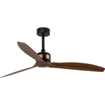 FARO 33451WT - Ventilateur de plafond COPPER FAN M Ø 128 cm brun/noir Wi-Fi Tuya + télécommande