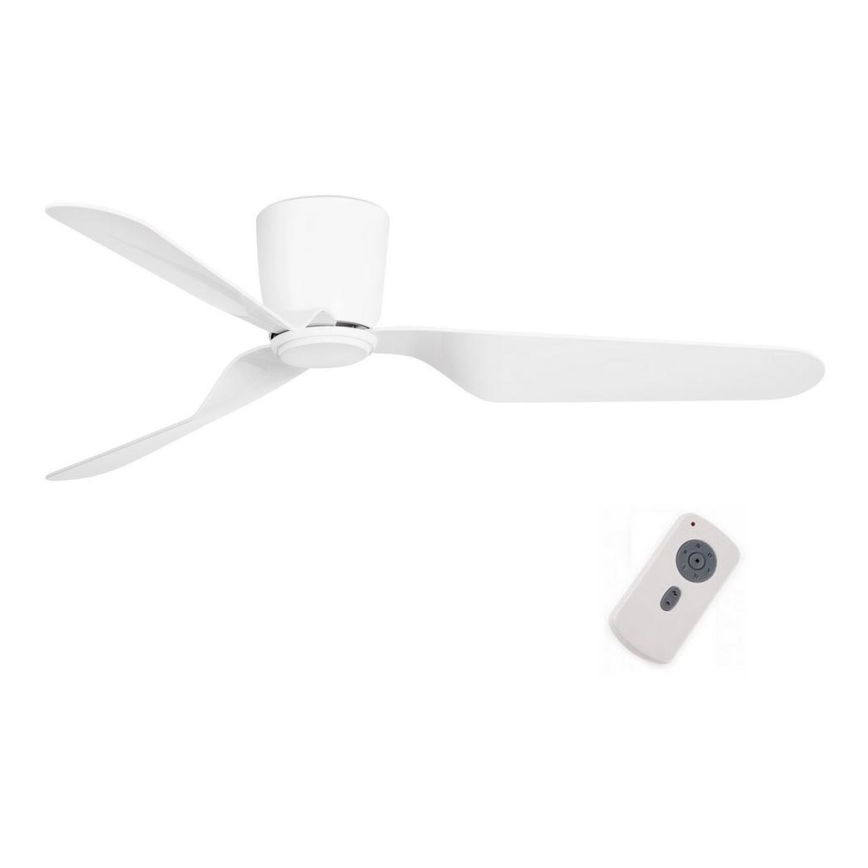 FARO 33471N - Ventilateur de plafond PEMBA blanc + télécommande