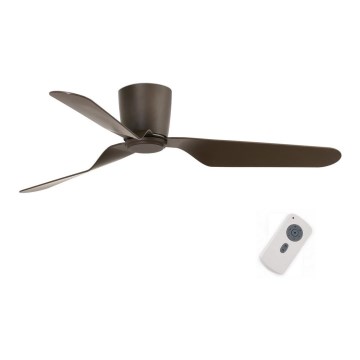 FARO 33492 - Ventilateur de plafond PEMBA marron + télécommande