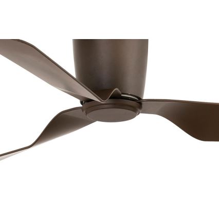 FARO 33492 - Ventilateur de plafond PEMBA marron + télécommande