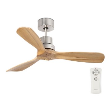 FARO 33509 - Ventilateur de plafond MINI LANTAU chrome mat/pin