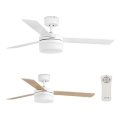 FARO 33607 - Ventilateur de plafond PANAY 2xE14/40W/230V blanc