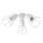 FARO 33716 - Lampe pour ventilateur YAKARTA 3xE27/15W/230V blanc