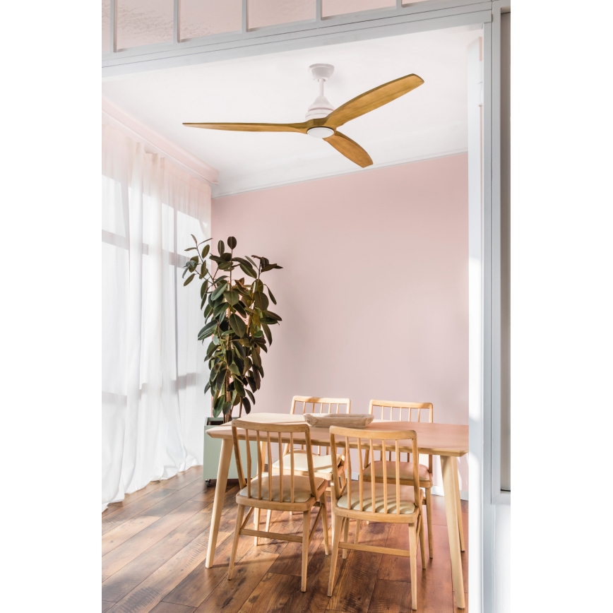 FARO 33727DC - Ventilateur à intensité variable ALO LED/20W/230V 2700/4000/6500K d. 152 cm + télécommande