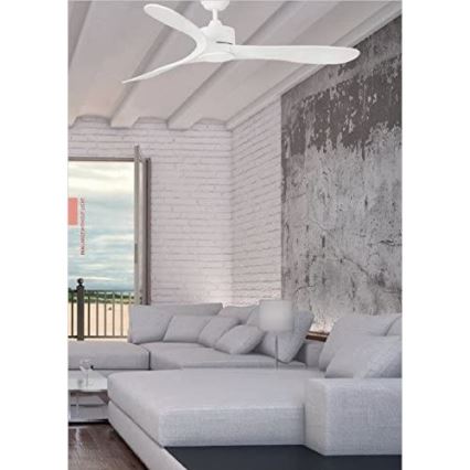 FARO 33750 - Ventilateur de plafond LUZON blanc