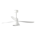 FARO 33760WT-22 - Ventilateur de plafond LED dimmable AMELIA L CONE LED/20W/230V 2700/3500/5000K blanc Ø 132 cm Wi‑Fi Tuya + télécommande
