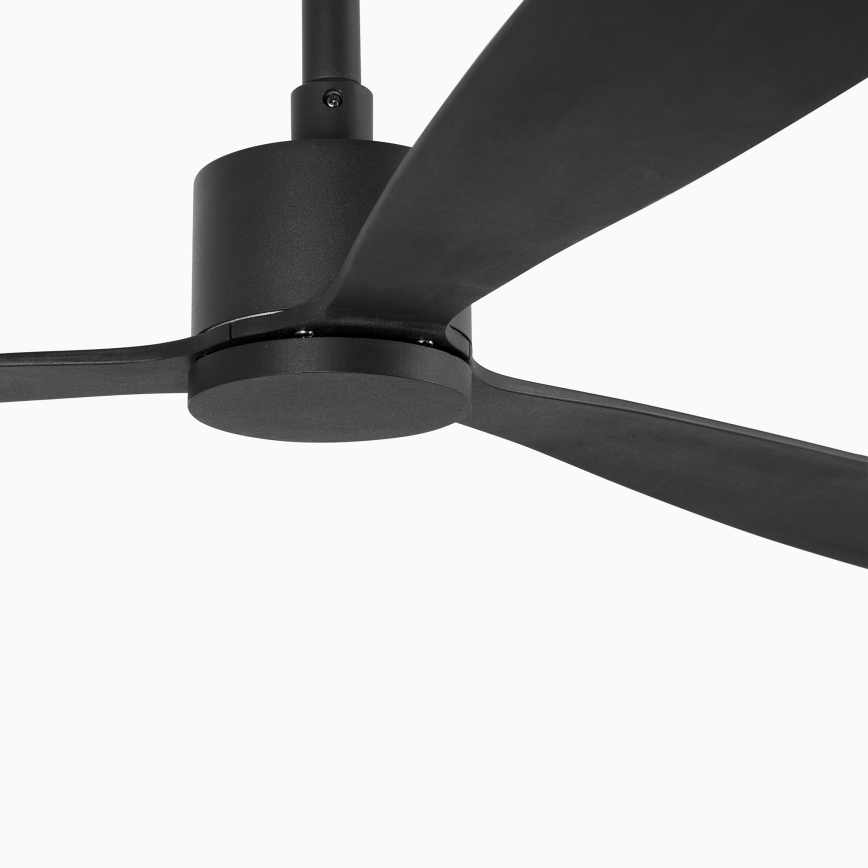 FARO 33761WT - Ventilateur de plafond AMELIA L noir d. 132 cm Wi-Fi Tuya + Télécommande