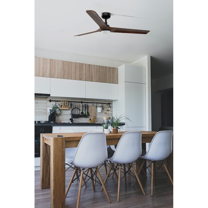 FARO 33809-1TW - Ventilateur LED dimmable HEYWOOD LED/10W/230V 2700/3000/4000K Ø 132 cm + télécommande