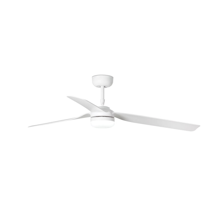 FARO 33814WT-20 - Ventilateur de plafond LED dimmable PUNT M LED/18W/230V 2700/3000/4000K blanc Ø 132 cm Wi-Fi Tuya + télécommande