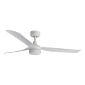 FARO 33814WT1S - Ventilateur de plafond LED dimmable PUNT M LED/18W/230V 2700/3000/4000K Ø 132 cm blanc Wi-Fi Tuya + télécommande